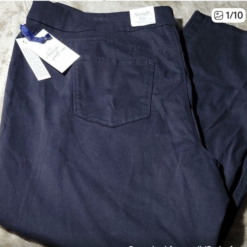 Pull on Blue Pants NWT size 24